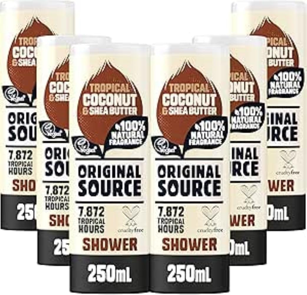 Source Gel Douche Noix De Coco & Beurre De Karité 250 Ml - Lot De 6