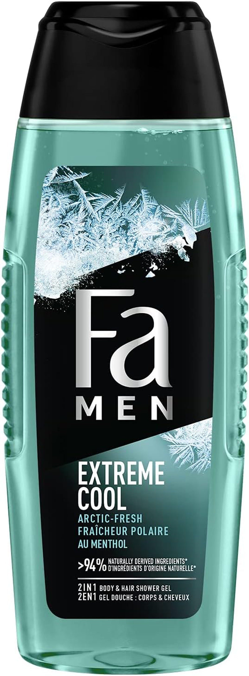 Men - Gel Douche Corps Homme - Extreme Cool - Formule De Ph Neutre Pour La Peau - Testé Sous Contrôle Dermatologique - Bouteille De 250 Ml