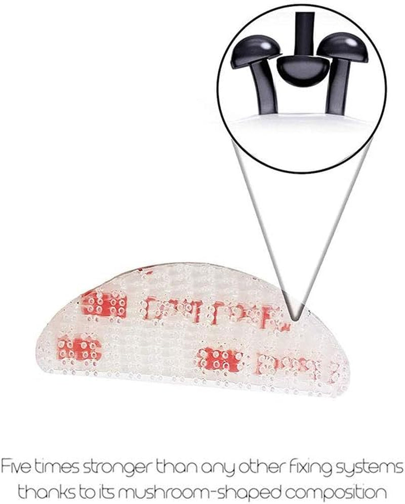 Dualock Telepass Système De Fixation, Lot De 2 Pièces, Transparent